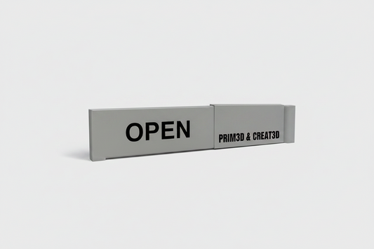 3D Printed Custom Open Closed Sign – Business Door Sign UK