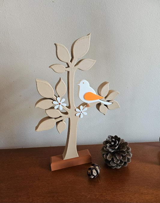 3D Printed Bird Tree Ornament