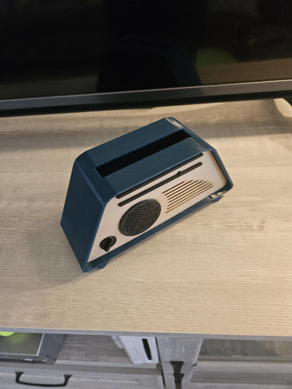 3D Printed Retro Phone Speaker Amplifier – Passive Sound Booster Dock