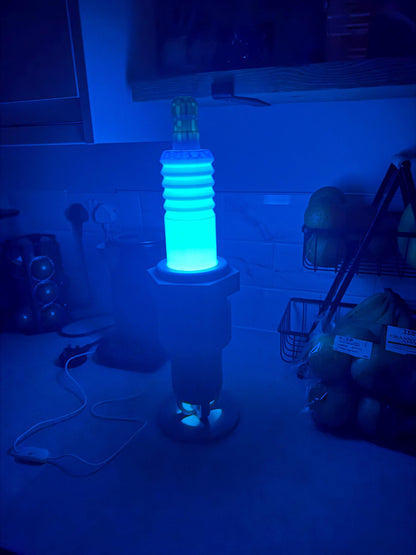3D Printed Industrial Spark Plug Lamp