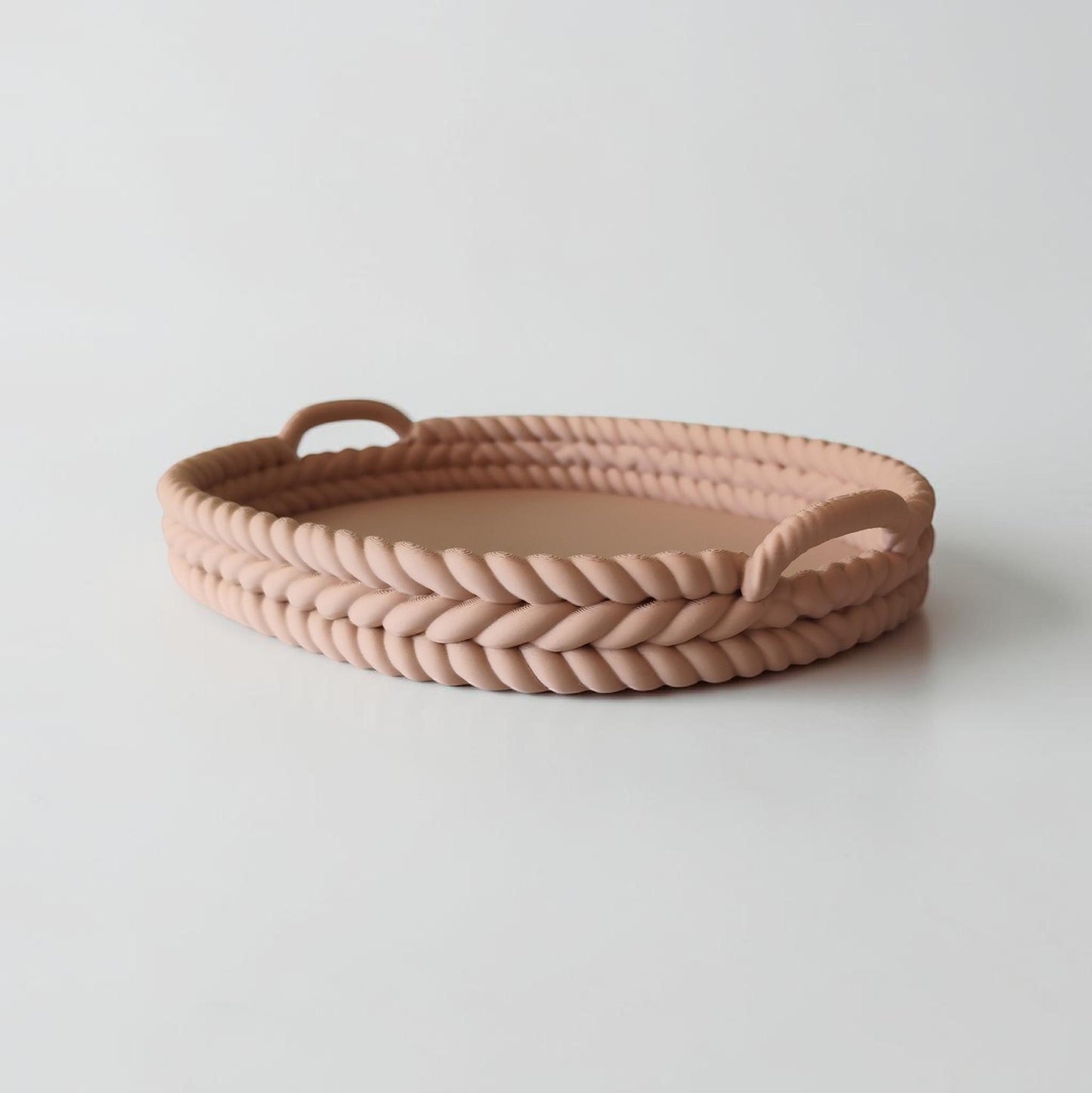 3D Printed Rope Style Serving Tray with Handles