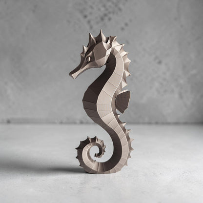3D Printed Seahorse Sculpture – Coastal Home Décor UK