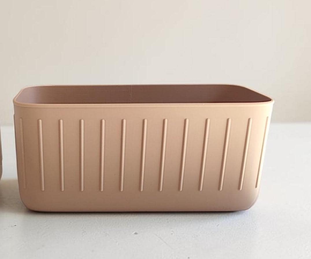 3D Printed Minimalist Long Plant Pot – Indoor Planter UK