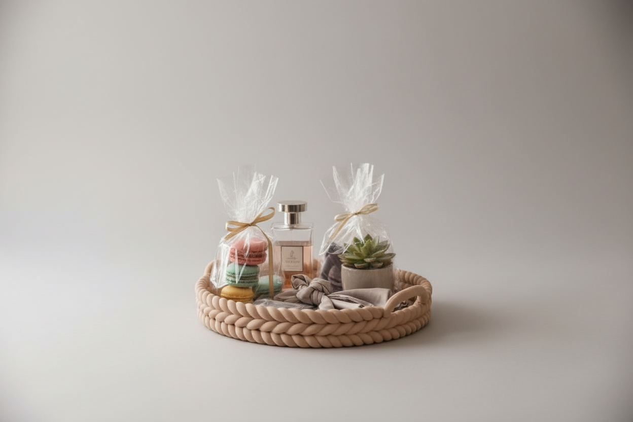3D Printed Rope Style Serving Tray with Handles