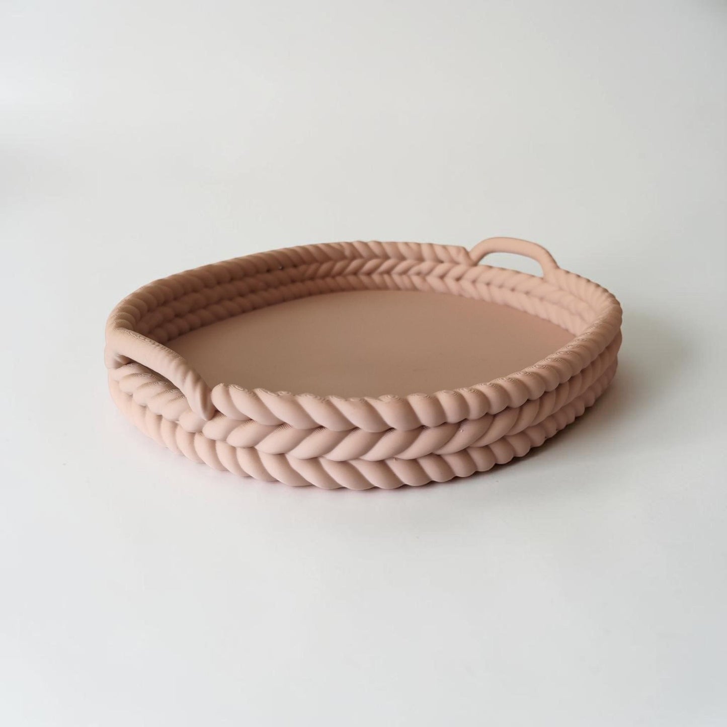 3D Printed Rope Style Serving Tray with Handles