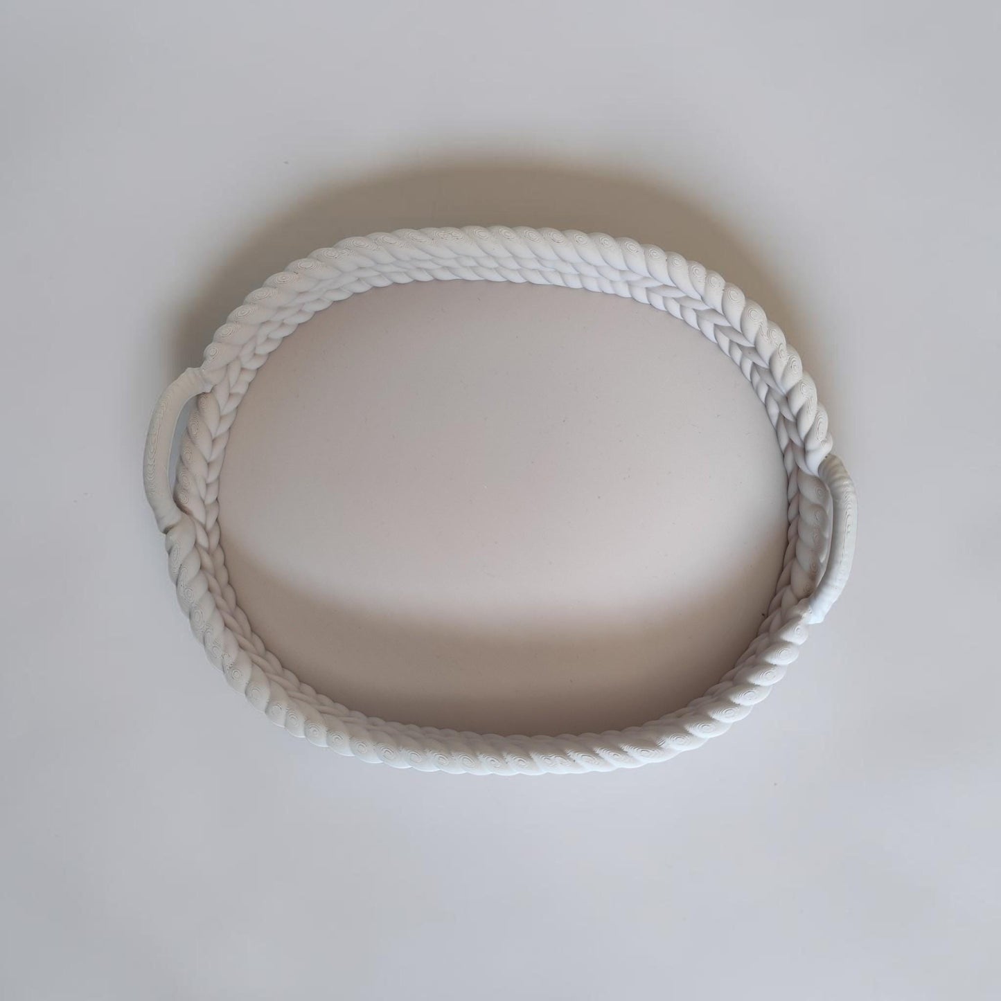 3D Printed Rope Style Serving Tray with Handles