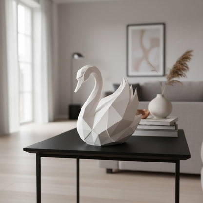 Modern Swan Sculpture