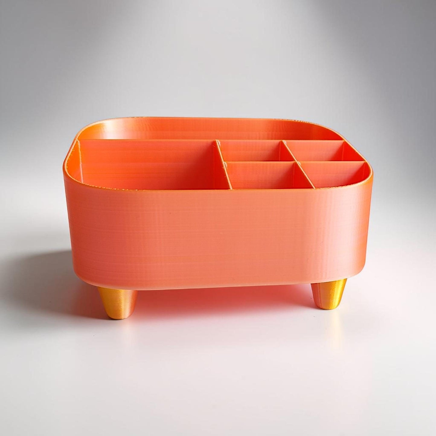 3D Printed Modern Desk Organiser Box – Office Gift UK